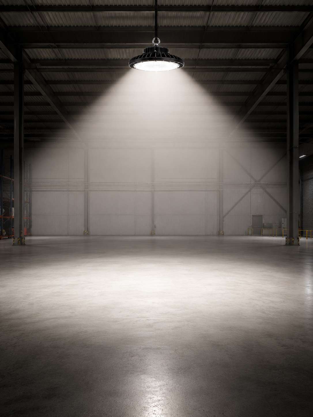 BRI-LED HIBAY UFO S200 - vyzařovací úhel 120 stupňů, pokrytí plochy